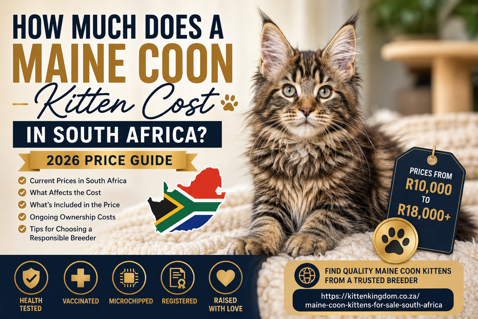How Much Does a Maine Coon Kitten Cost in South Africa? 2026 Price Guide